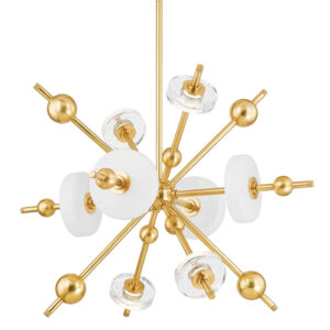 8 Lights American Molecular Chandelier