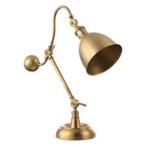 Polished Brass Task Table Lamps