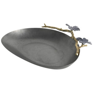 Grey Oval Fruit Plate