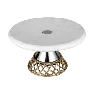 Simple Round Marble Fruit Plate