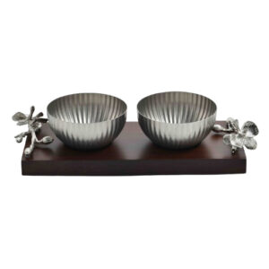 Two Combinations Silver Fruit Bowl