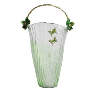 Green Glass Vase