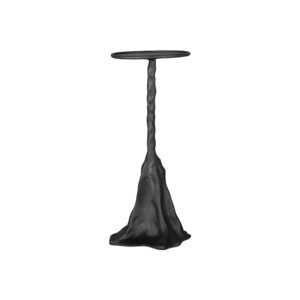 Black Zinc Alloy Candle Holder