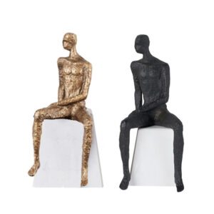 Sitting Man Sculpture