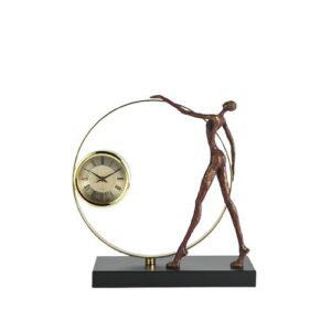 Standing Woman Desktop Clock