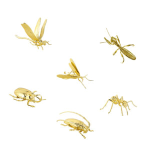 Gold Mini Insect Sculpture