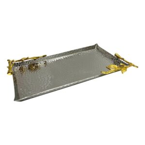 Rectangular Stainless Steel Silver Tray