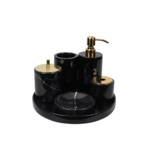 Black Marble House Accessories