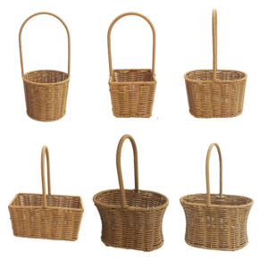 Woven Rattan Storage Baskets