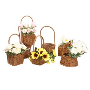 Wicker Flower Basket