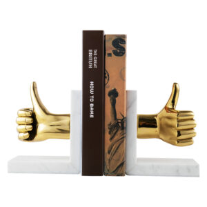 Gold Thumb Bookend