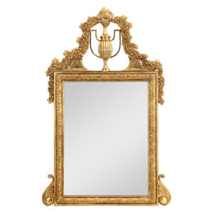 French Style Brass Wall Mirror