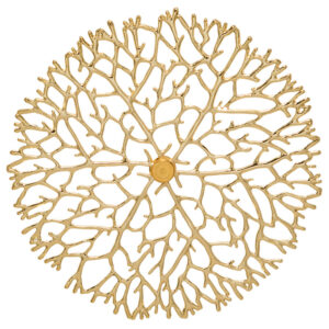 Round Coral Wall Decor