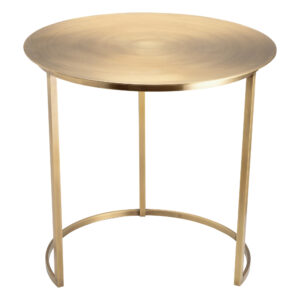 Gold Brass Side Table