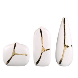 White Ceramic Tabletop Vase