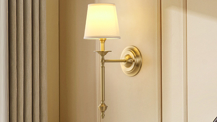 2.Classic Brass Wall Lights