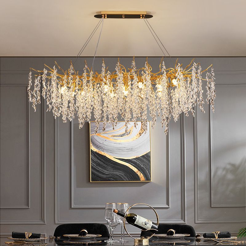 2.Crystal Chandeliers