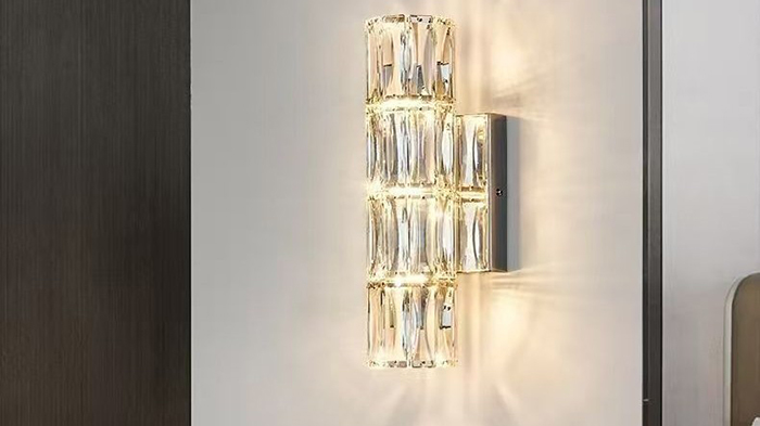 2.Crystal Wall Lights