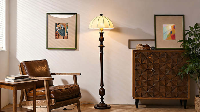 2.Vintage Floor Lamps