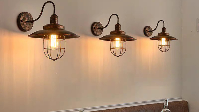 2.Vintage Wall Lights