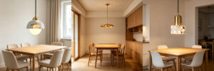 Simple Brass Pendant Lights