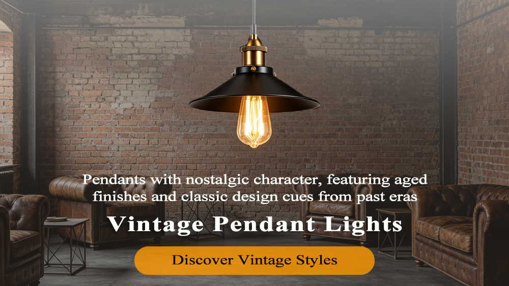 2.3 Vintage Pendant Lights