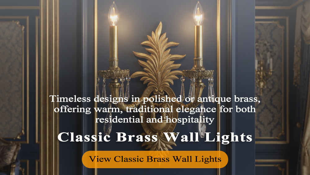 Classic Brass Wall Lights