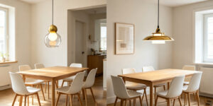 Simple Brass Pendant Lights