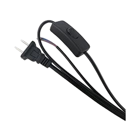 Black Button Switch Cord
