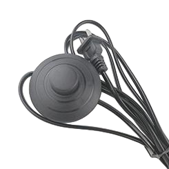 Black Foot Floor Lamp Switch