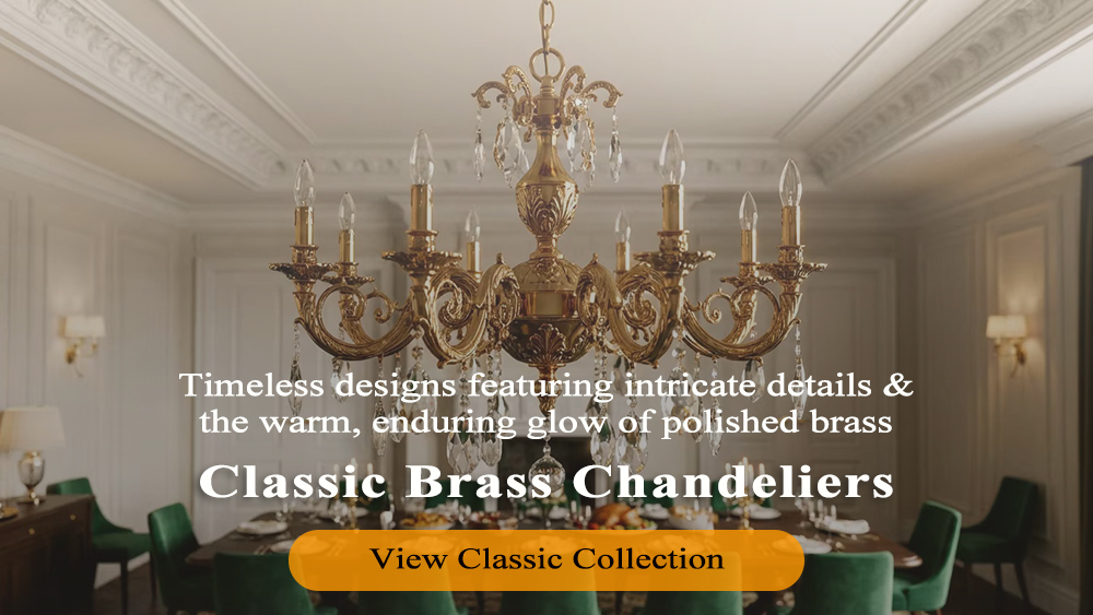 Classic Brass Chandeliers
