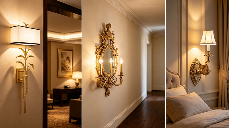 Classic Brass Wall Lights