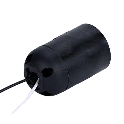 E27 (ES) Bare-Type Plastic Snap-In Lampholder