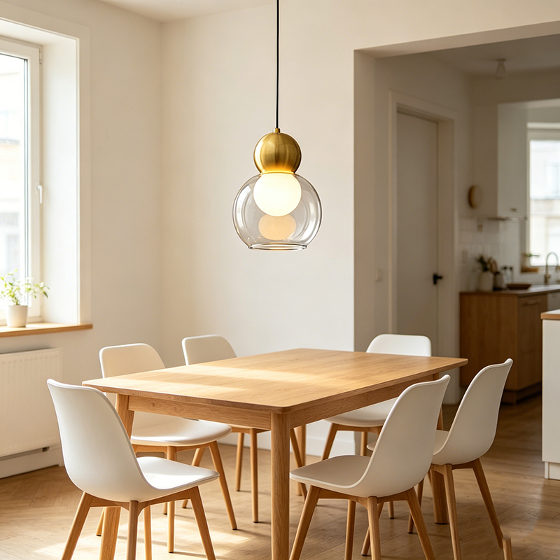 Simple Brass Pendant Lights