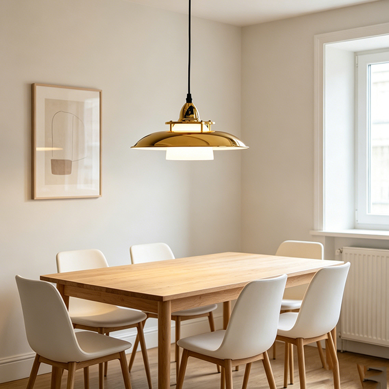 Simple Brass Pendant Lights