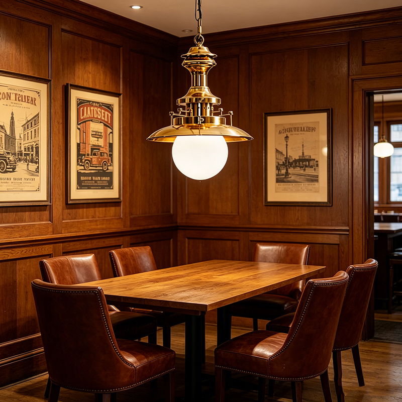 Simple Brass Pendant Lights