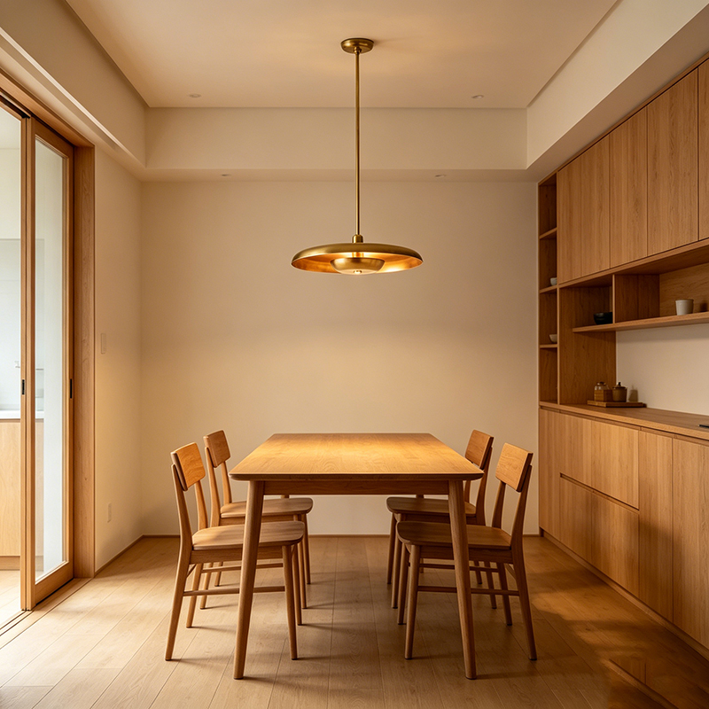 Simple Brass Pendant Lights