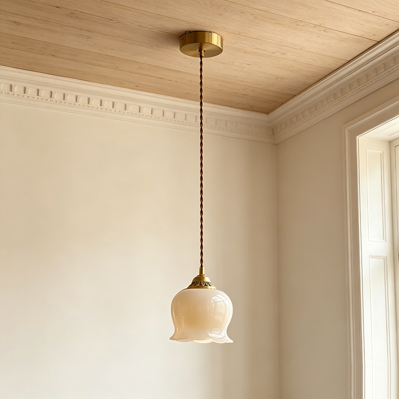 Simple Brass Pendant Lights