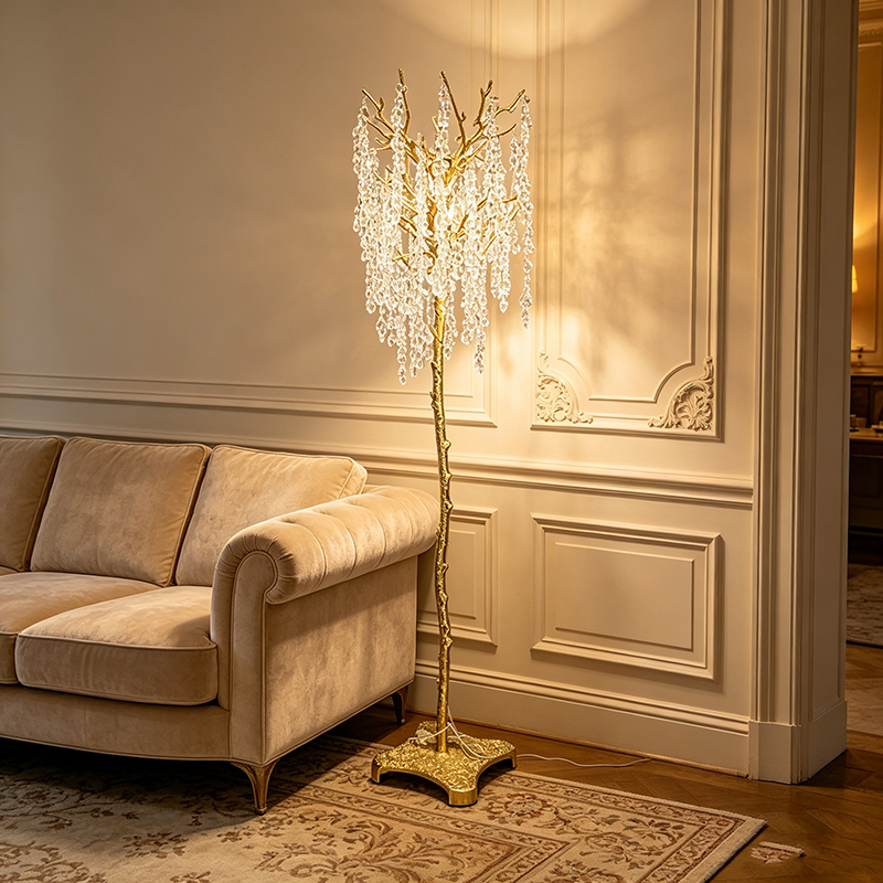 Crystal Floor Lamps