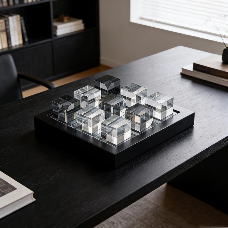 Clocks & Bookends & Chessboards